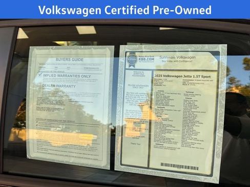 Certified 2025 Volkswagen Jetta Sport image 10