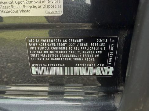 Used 2012 Volkswagen GTI 4-Door FWD image 52