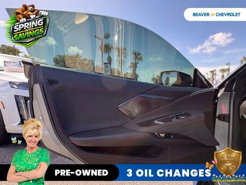 Used 2023 Chevrolet Corvette Stingray Premium Cpe w/ Engine Appearance Package RWD image 32