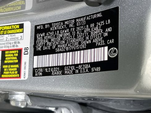 Used 2023 Lexus ES 350 w/ Premium Package image 32