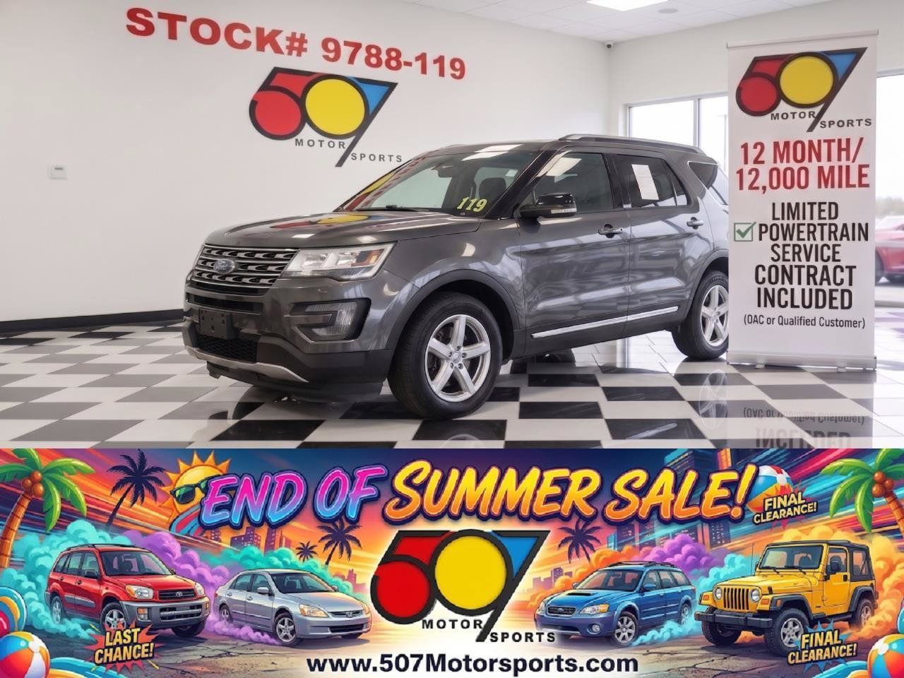 Used 2016 Ford Explorer XLT AWD/4WD image 1
