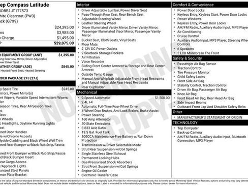 Used 2018 Jeep Compass Latitude w/ Popular Equipment Group image 2