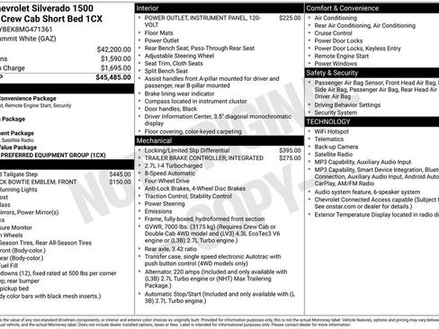 Used 2021 Chevrolet Silverado 1500 Custom AWD/4WD image 4