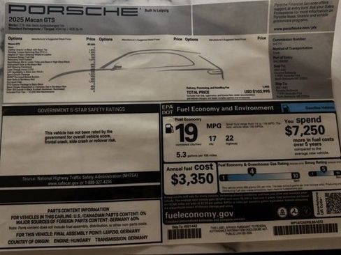 Used 2025 Porsche Macan GTS image 12