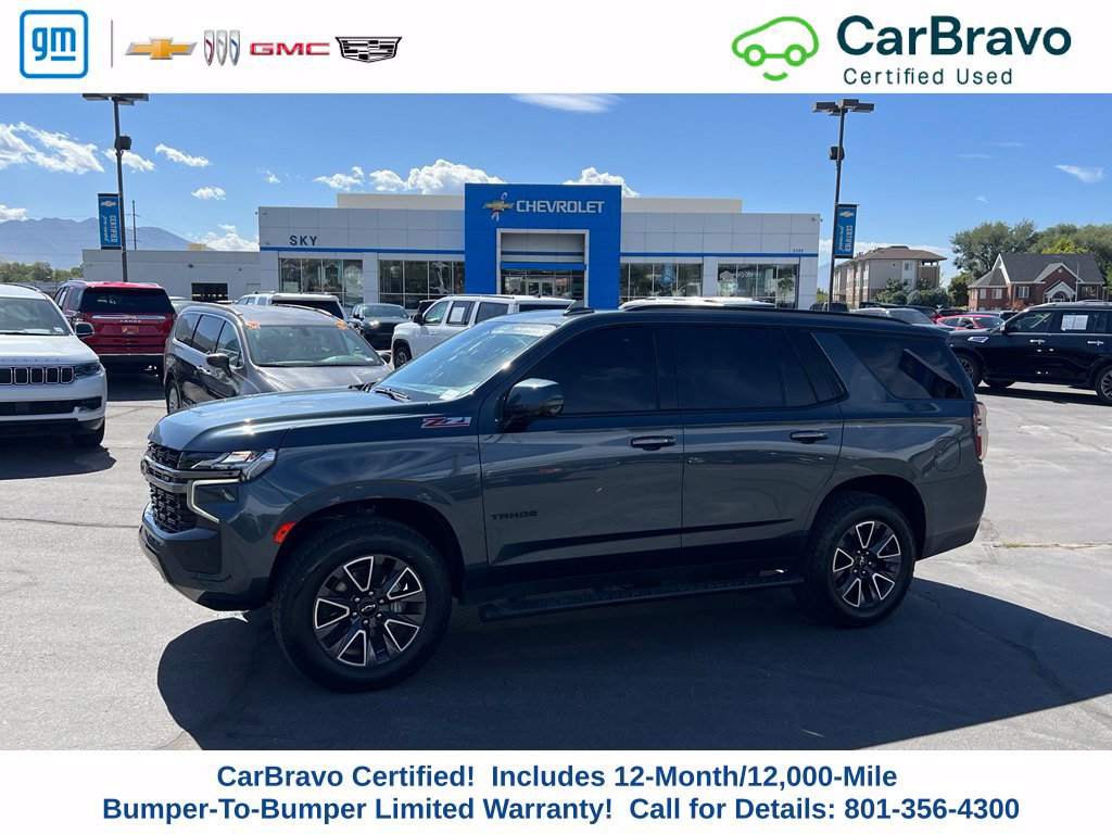 Certified 2021 Chevrolet Tahoe Z71 w/ Z71 Off-Road Package AWD/4WD image 1