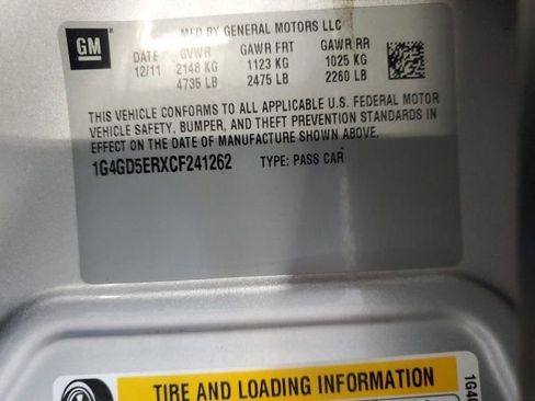 Used 2012 Buick LaCrosse Premium w/ Driver Confidence Package FWD image 28