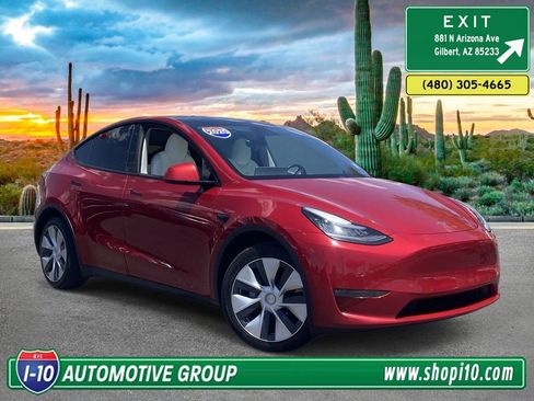 Used 2020 Tesla Model Y Long Range AWD/4WD image 1