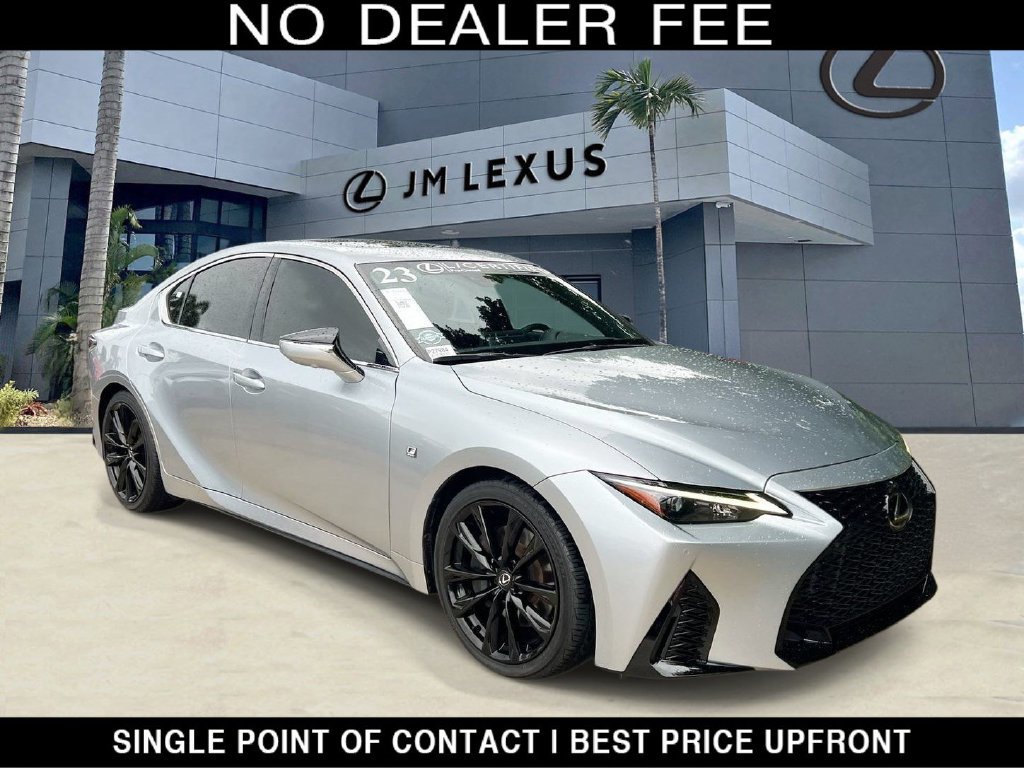 Certified 2023 Lexus IS 350 F Sport w/ Navigation Package RWD image 1