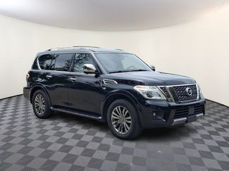 Used 2019 Nissan Armada Platinum w/ Captain's Chairs Package AWD/4WD video 1