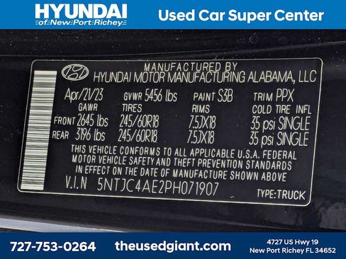 Used 2023 Hyundai Santa Cruz SEL w/ Activity Package FWD image 35