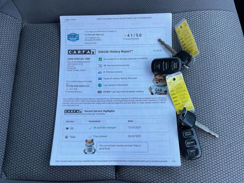 Used 2008 Pontiac Vibe Base 4dr Wagon w/ Preferred Package image 38