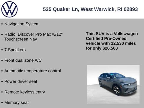 Certified 2023 Volkswagen ID.4 Pro S AWD/4WD image 7