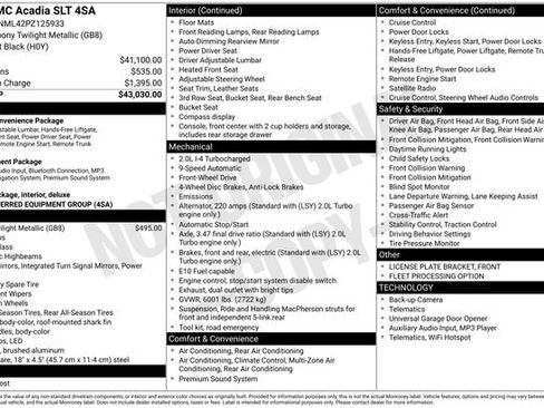 Used 2023 GMC Acadia SLT FWD image 53