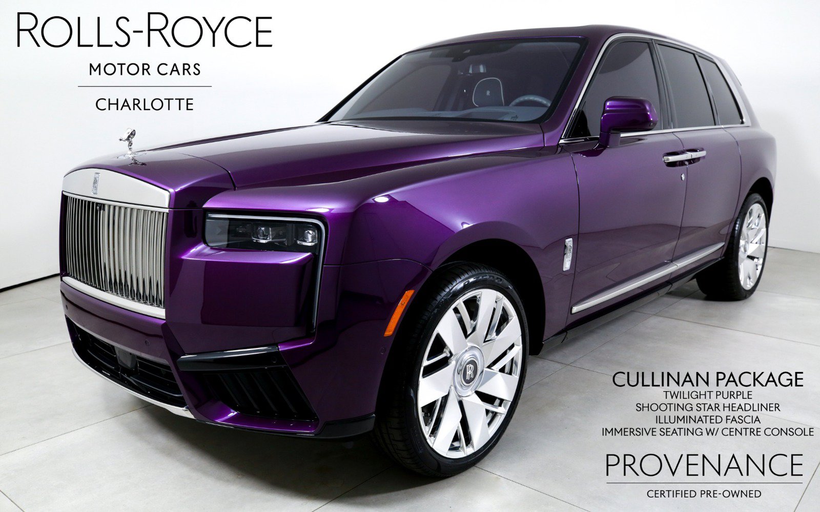Certified 2025 Rolls-Royce Cullinan AWD/4WD image 1