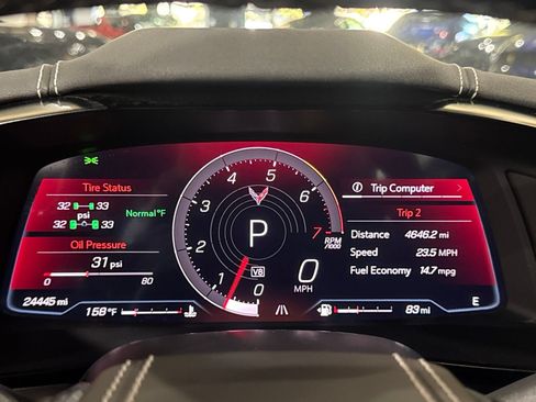 Used 2025 Chevrolet Corvette Stingray Preferred Cpe w/ Z51 Performance Package RWD image 27