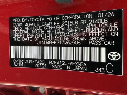 New 2026 Toyota Corolla SE FWD image 26