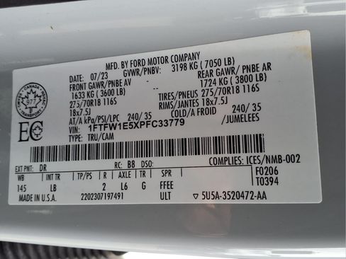 Used 2023 Ford F150 Tremor AWD/4WD image 25