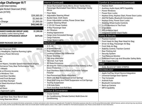 Used 2022 Dodge Challenger R/T w/ Performance Handling Group RWD image 2