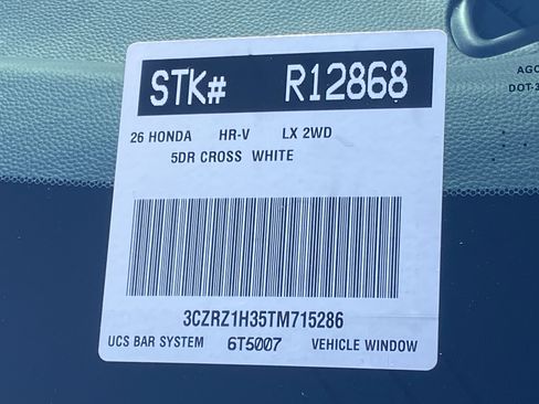 Certified 2026 Honda HR-V LX image 30