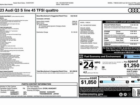 Used 2023 Audi Q3 2.0T Premium image 4