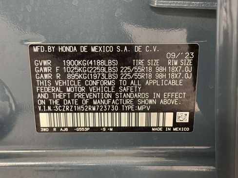 Certified 2024 Honda HR-V Sport image 19