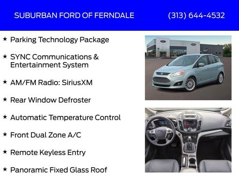 Used 2014 Ford C-MAX Energi SEL w/ Equipment Group 303A image 13