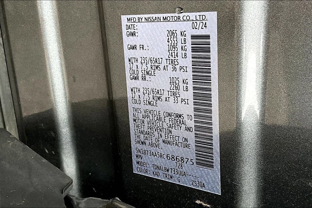Used 2024 Nissan Rogue S FWD image 19