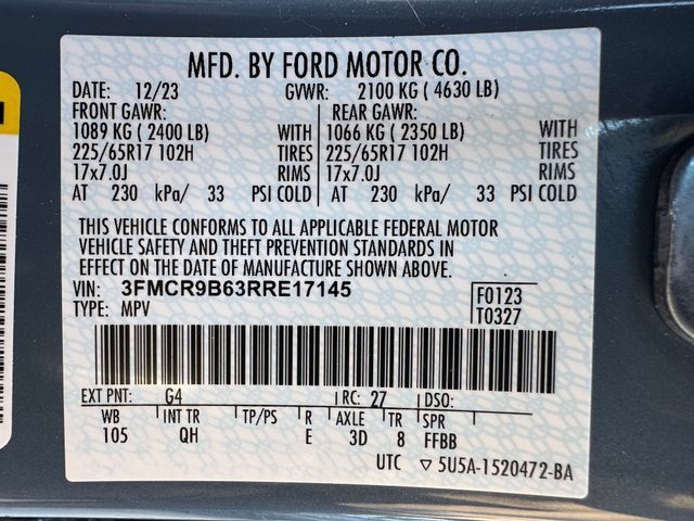 Used 2024 Ford Bronco Sport Big Bend w/ Convenience Package AWD/4WD image 29