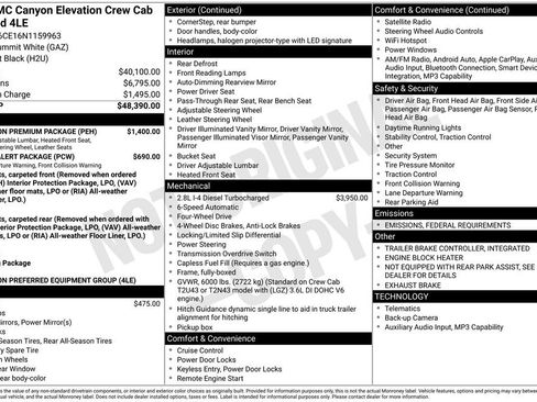 Used 2022 GMC Canyon Elevation w/ Elevation Premium Package image 10