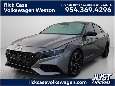 Used 2023 Hyundai Elantra N Line w/ Preferred Accessory Package FWD image 1