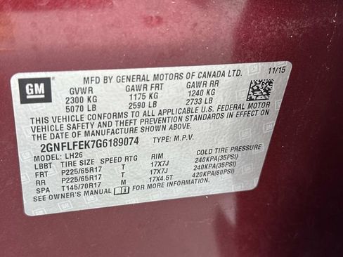 Used 2016 Chevrolet Equinox LT w/ Convenience Package AWD/4WD image 18