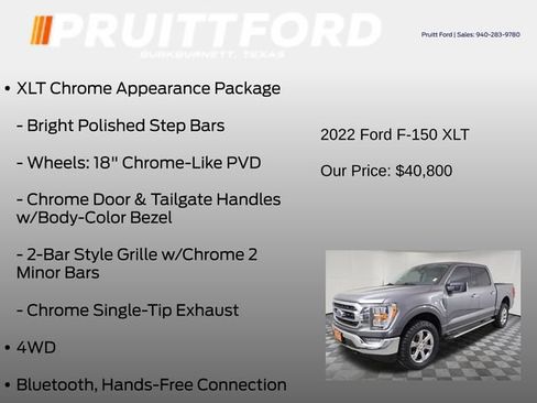 Used 2022 Ford F150 XLT w/ Equipment Group 302A High AWD/4WD image 25