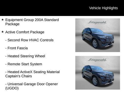 Used 2025 Ford Explorer Active w/ Active Comfort Package AWD/4WD image 4