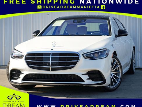 Used 2021 Mercedes-Benz S 500 4MATIC image 1