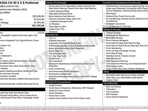 New 2026 MAZDA CX-30 AWD 2.5 S image 6