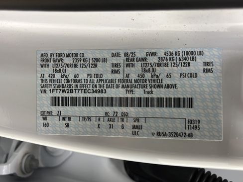 Used 2026 Ford F250 Lariat AWD/4WD image 27