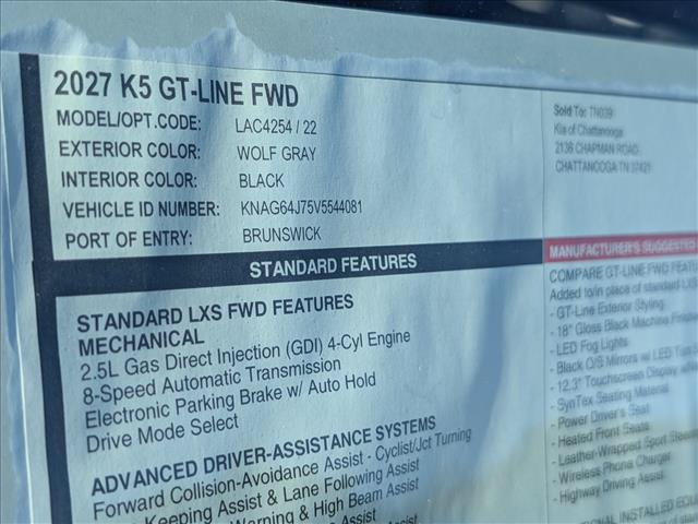 New 2027 Kia K5 GT-Line FWD image 14