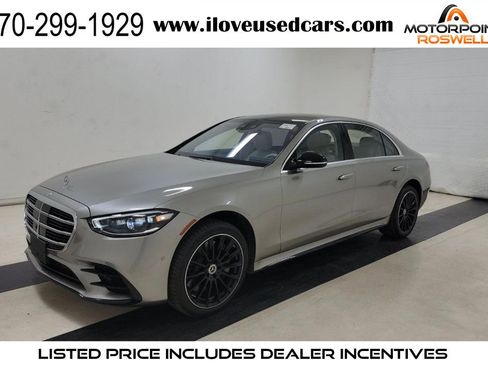Used 2021 Mercedes-Benz S 580 4MATIC Sedan image 1