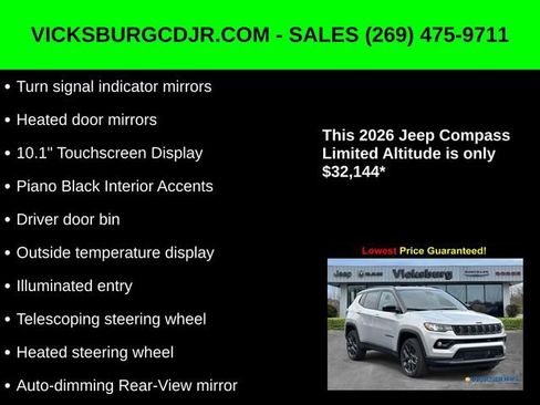New 2026 Jeep Compass Limited image 33