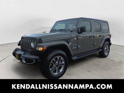 Used 2022 Jeep Wrangler Unlimited Sahara image 1