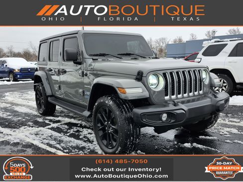 Used 2021 Jeep Wrangler Unlimited Sahara w/ Cold Weather Group image 1