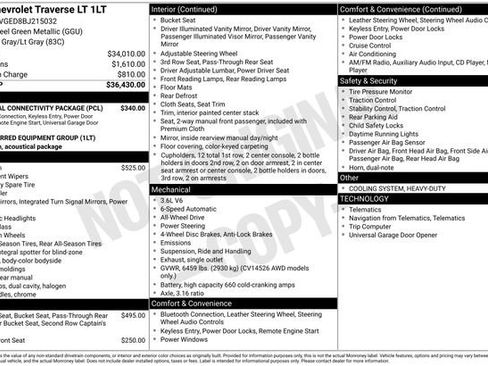 Used 2011 Chevrolet Traverse LT w/ Personal Connectivity Package image 4