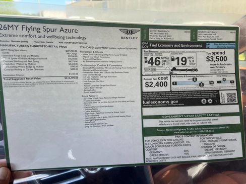 Used 2026 Bentley Flying Spur Plug-In Hybrid AWD/4WD image 24