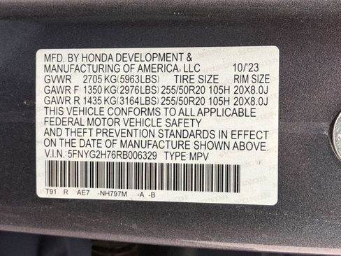 Certified 2024 Honda Pilot Touring image 20