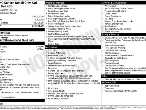 Certified 2021 GMC Canyon Denali image 7