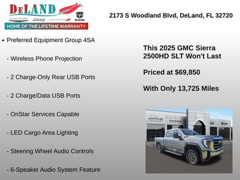 Used 2025 GMC Sierra 2500 SLT w/ SLT Premium Package image 18