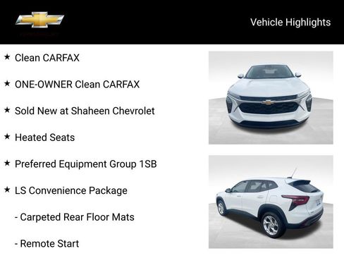 Used 2024 Chevrolet Trax LS w/ LS Convenience Package FWD image 20