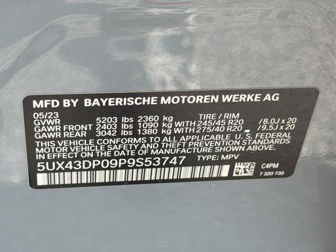 Used 2023 BMW X3 sDrive30i w/ M Sport Package RWD image 45