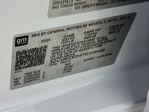 Certified 2026 Chevrolet Silverado 1500 Custom Trail Boss w/ Dark Appearance Package image 29