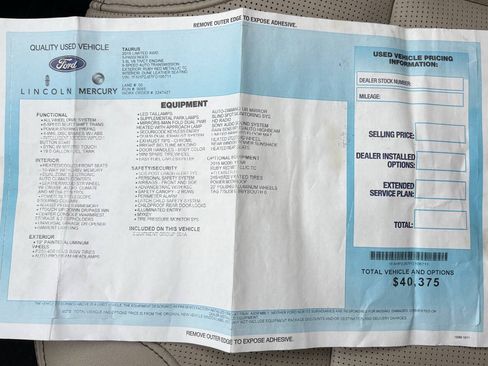Used 2015 Ford Taurus Limited w/ Equipment Group 301A AWD/4WD image 16